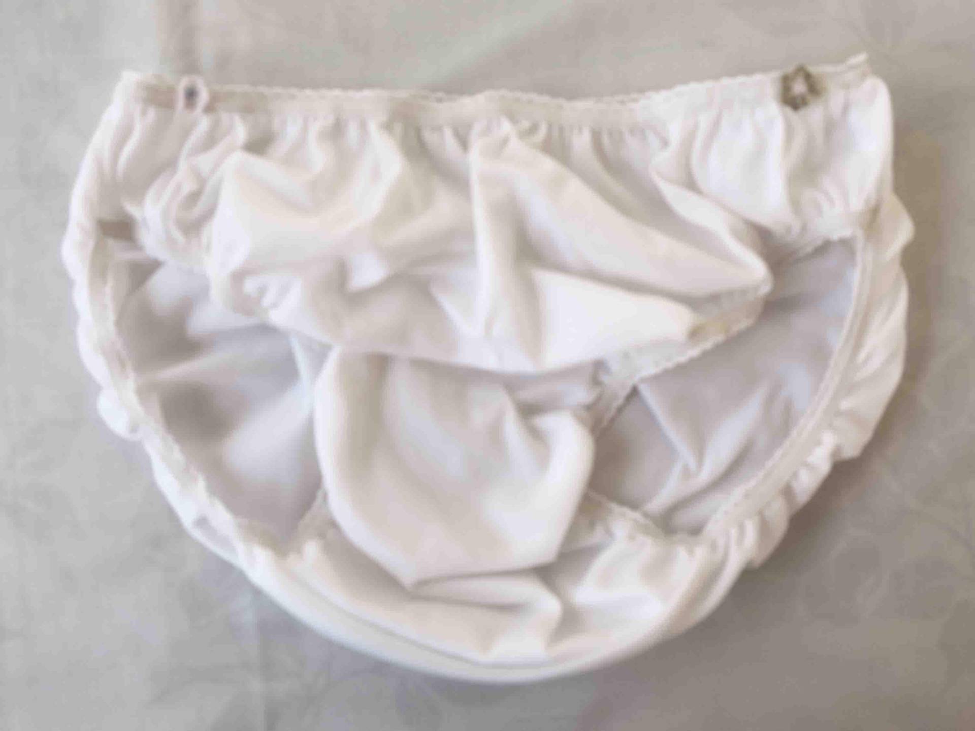 Vintage Damenslip Weiß Deutsche Rohdiaceta 38 von etage4vintage