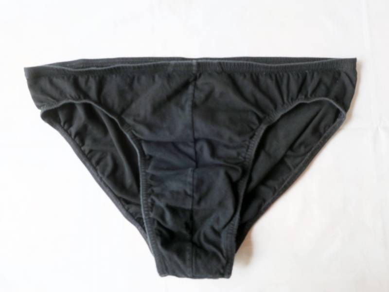 Vintage | I Herren Slip Enrico Mori Baumwolle in Schwarz 70Er Unterhose von etage4vintage