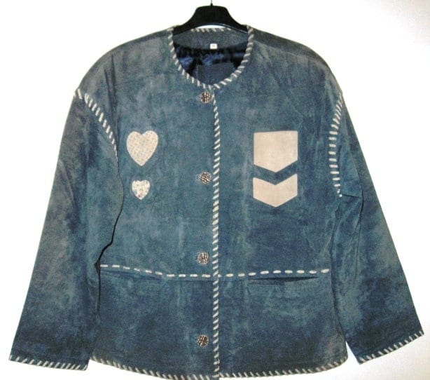 Vintage Lederjacke Trachtenjacke Größe 42 von etage4vintage