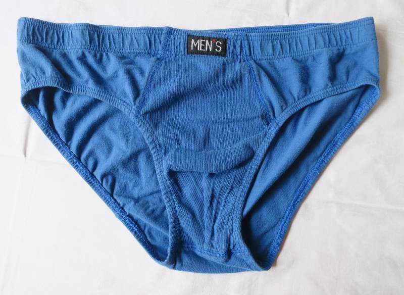 Vintage | O Herren Slip Mens Blaue Baumwolle 70Er Unterhose von etage4vintage