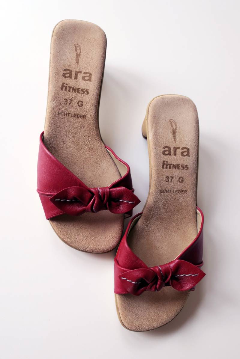 Vintage Pumps Sandalen Leder Größe 37 von etage4vintage