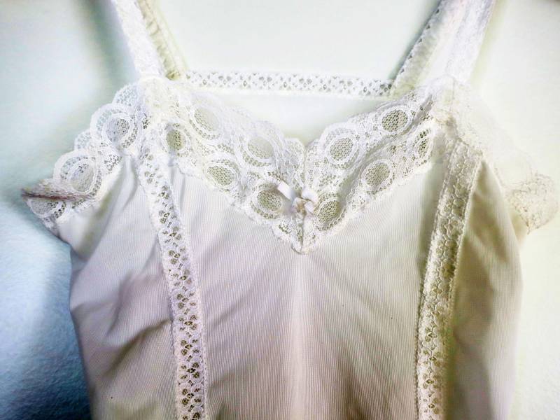 Vintage Unterkleid Unterrock in Weiß Von Margret 50Er 60Er von etage4vintage