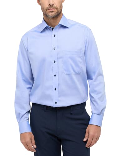 ETERNA Comfort Fit Hemd extra Langer Arm Oxford Mittelblau Größe 42 von ETERNA