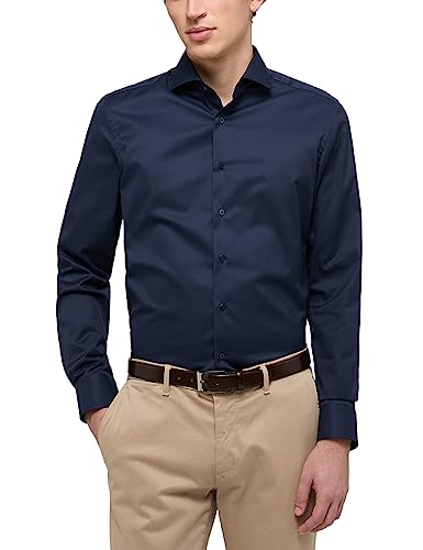 ETERNA Herren Cover Shirt Slim FIT 1/1 Navy 41_H_1/1 von ETERNA