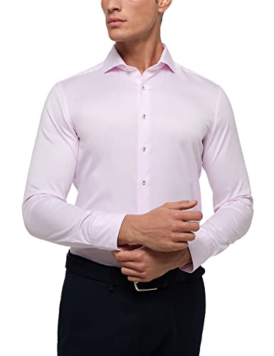 ETERNA Herren Soft Luxury Shirt Slim FIT 1/1 Soft pink 40_H_1/1 von ETERNA