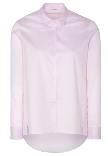 ETERNA Comfort Fit Bluse Langarm Hemdenkragen Twill rosa Größe 38 von ETERNA