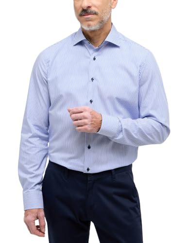ETERNA Male Cover Shirt Comfort FIT 44_H_1/1, 1/1, blau von ETERNA