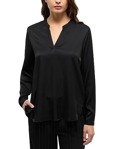 ETERNA Damen Viscose Shirt Loose FIT 1/1 schwarz 46_D_1/1 von ETERNA