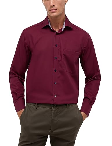 ETERNA Herren Original Shirt Comfort FIT 1/1 weinrot 42_H_1/1 von ETERNA