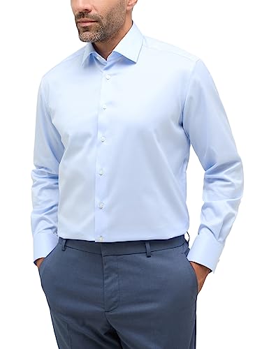 ETERNA Herren Luxury Shirt Comfort FIT 1/1 hellblau 49_H_1/1 von ETERNA