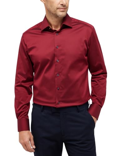 ETERNA Herren Luxury Shirt MODERN FIT 1/1 rubinrot 43_H_1/1 von ETERNA