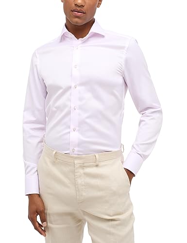 ETERNA Herren Luxury Shirt Slim FIT 1/1 rosa 46_H_1/1 von ETERNA