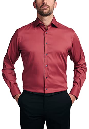 ETERNA Herren Performance Shirt MODERN FIT 1/1 Koralle 40_H_1/1 von ETERNA