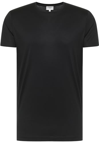 ETERNA Herren T-Shirt mit Rundhals schwarz S_H von ETERNA