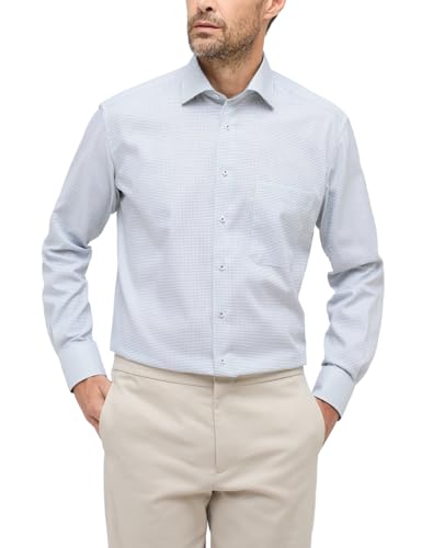 ETERNA Herren Twill-Hemd Comfort FIT 1/1 grün 43_H_1/1 von ETERNA