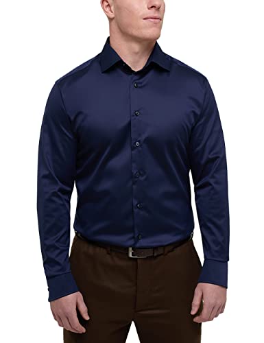 ETERNA Herren Luxury Shirt MODERN FIT 1/1 dunkelblau 44_H_1/1 von ETERNA