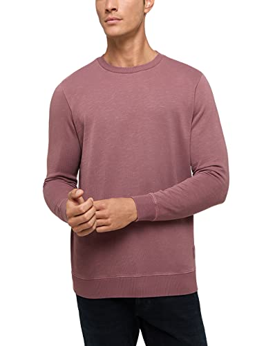 ETERNA Herren unifarbenes Herren-Sweatshirt mit Rundhals lila L_H von ETERNA