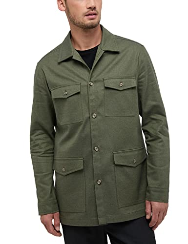 ETERNA Herren Overshirt MODERN FIT 1/1 grün 42_H_1/1 von ETERNA