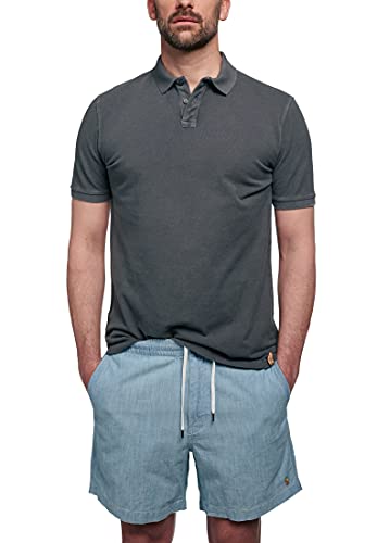 ETERNA Kurzarm Poloshirt Regular Fit Piquée unifarben von ETERNA