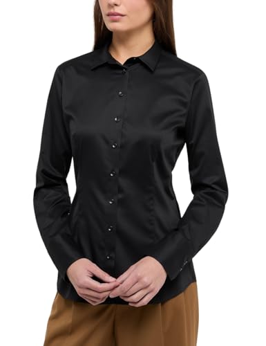 ETERNA Damen Cover Shirt Fitted 1/1 schwarz 34_D_1/1 von ETERNA