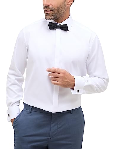 ETERNA Comfort Fit Cover Galahemd Langarm New Kent Kragen weiß Größe 44 von ETERNA