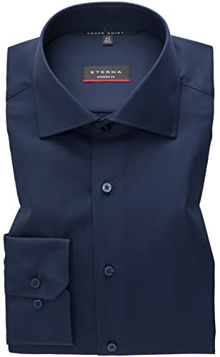 ETERNA Herren Cover Shirt MODERN FIT 1/1 Navy 40_H_1/1 von ETERNA