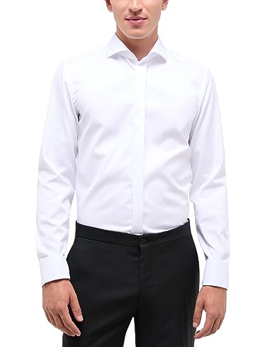 ETERNA Herren Cover Shirt Slim FIT 1/1 weiß 38_H_1/1 von ETERNA