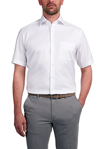 ETERNA Modern Fit Hemd Halbarm New Kent Kragen Blickdicht weiß Größe 41 von ETERNA
