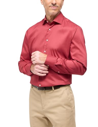 ETERNA Herren Performance Shirt Slim FIT 1/1 rot 39_H_1/1 von ETERNA