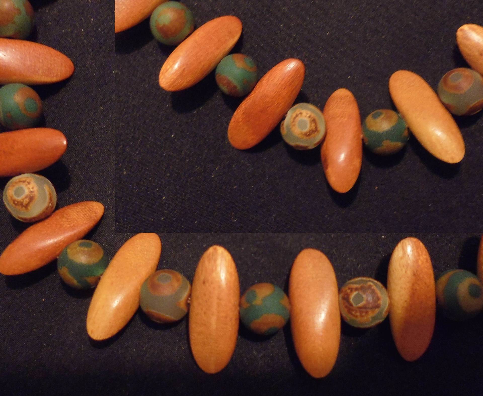 Achat Und Holz Halskette, Ein Von Einem Kind Achat Und Holz Halskette, Ein Von Einem Kind von ethnicgoodsjewelry