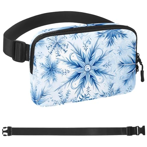 Weihnachts-Gürteltasche für Damen und Herren, Crossbody-Gürteltasche mit Reißverschlusstaschen, wasserdichte Hüfttasche mit verstellbarem Riemen für Workout, Laufen, Reisen, Wandern, mehrfarbig, von etoenbrc