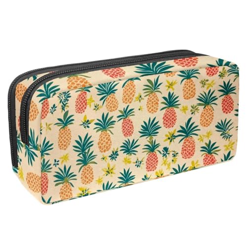 etoenbrc Federmäppchen, Ananas-Muster, Federmäppchen mit Reißverschluss, wasserdichte Stifttasche, Bürobedarf, Schreibwaren-Organizer für Teenager, Mädchen, Erwachsene, Studenten, mehrfarbig, etoenbrc Federmäppchen, Ananas-Muster, Federmäppchen mit Reißverschluss, wasserdichte Stifttasche, Bürobedarf, Schreibwaren-Organizer für Teenager, Mädchen, Erwachsene, Studenten, mehrfarbig, von etoenbrc