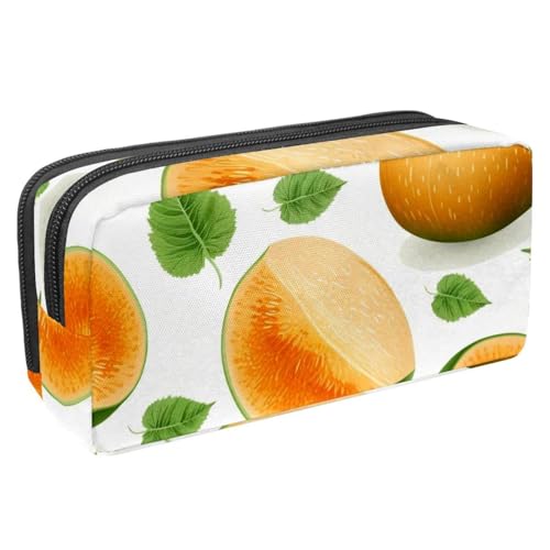 etoenbrc Federmäppchen, Blätter-Cantaloupe-Federmäppchen mit Reißverschluss, wasserdichte Stifttasche, Bürobedarf, Schreibwaren-Organizer für Teenager, Mädchen, Erwachsene, Studenten, mehrfarbig, etoenbrc Federmäppchen, Blätter-Cantaloupe-Federmäppchen mit Reißverschluss, wasserdichte Stifttasche, Bürobedarf, Schreibwaren-Organizer für Teenager, Mädchen, Erwachsene, Studenten, mehrfarbig, von etoenbrc