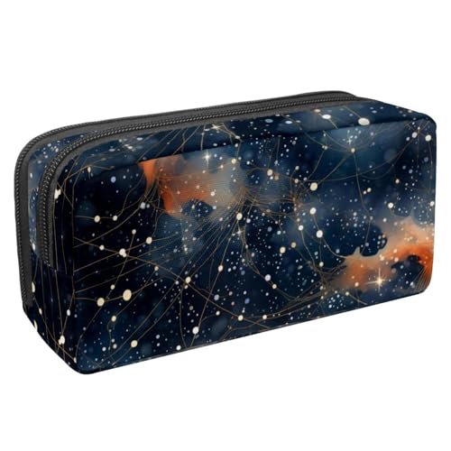 etoenbrc Federmäppchen, Constellations Q Federmäppchen mit Reißverschluss, wasserdichte Stifttasche, Bürobedarf, Schreibwaren-Organizer für Teenager, Mädchen, Erwachsene, Studenten, mehrfarbig, etoenbrc Federmäppchen, Constellations Q Federmäppchen mit Reißverschluss, wasserdichte Stifttasche, Bürobedarf, Schreibwaren-Organizer für Teenager, Mädchen, Erwachsene, Studenten, mehrfarbig, von etoenbrc
