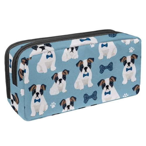 etoenbrc Federmäppchen, Gentleman-Hunde-Federmäppchen mit Reißverschluss, wasserdichte Stifttasche, Bürobedarf, Schreibwaren-Organizer für Teenager, Mädchen, Erwachsene, Studenten, mehrfarbig, etoenbrc Federmäppchen, Gentleman-Hunde-Federmäppchen mit Reißverschluss, wasserdichte Stifttasche, Bürobedarf, Schreibwaren-Organizer für Teenager, Mädchen, Erwachsene, Studenten, mehrfarbig, von etoenbrc