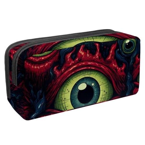 etoenbrc Federmäppchen, Halloween-Eyeball-K-Federmäppchen mit Reißverschluss, wasserdichte Stifttasche, Bürobedarf, Schreibwaren-Organizer für Teenager, Mädchen, Erwachsene, Studenten, mehrfarbig, etoenbrc Federmäppchen, Halloween-Eyeball-K-Federmäppchen mit Reißverschluss, wasserdichte Stifttasche, Bürobedarf, Schreibwaren-Organizer für Teenager, Mädchen, Erwachsene, Studenten, mehrfarbig, von etoenbrc