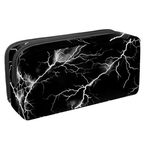 etoenbrc Federmäppchen, Lightning-Federmäppchen mit Reißverschluss, wasserdichte Stifttasche, Bürobedarf, Schreibwaren-Organizer für Teenager, Mädchen, Erwachsene, Studenten, mehrfarbig, etoenbrc Federmäppchen, Lightning-Federmäppchen mit Reißverschluss, wasserdichte Stifttasche, Bürobedarf, Schreibwaren-Organizer für Teenager, Mädchen, Erwachsene, Studenten, mehrfarbig, von etoenbrc