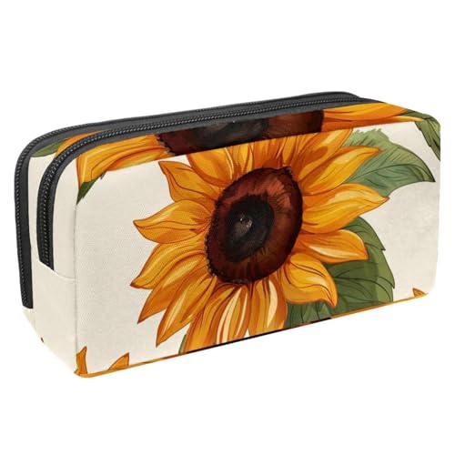 etoenbrc Federmäppchen, Sonnenblumen-Design, Federmäppchen mit Reißverschluss, wasserdichte Stifttasche, Bürobedarf, Schreibwaren-Organizer für Teenager, Mädchen, Erwachsene, Studenten, mehrfarbig, etoenbrc Federmäppchen, Sonnenblumen-Design, Federmäppchen mit Reißverschluss, wasserdichte Stifttasche, Bürobedarf, Schreibwaren-Organizer für Teenager, Mädchen, Erwachsene, Studenten, mehrfarbig, von etoenbrc