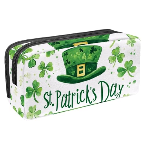 etoenbrc Federmäppchen, St. Patrick's Day Federmäppchen mit Reißverschluss, wasserdichte Stifttasche, Bürobedarf, Schreibwaren-Organizer für Teenager, Mädchen, Erwachsene, Studenten, mehrfarbig, etoenbrc Federmäppchen, St. Patrick's Day Federmäppchen mit Reißverschluss, wasserdichte Stifttasche, Bürobedarf, Schreibwaren-Organizer für Teenager, Mädchen, Erwachsene, Studenten, mehrfarbig, von etoenbrc