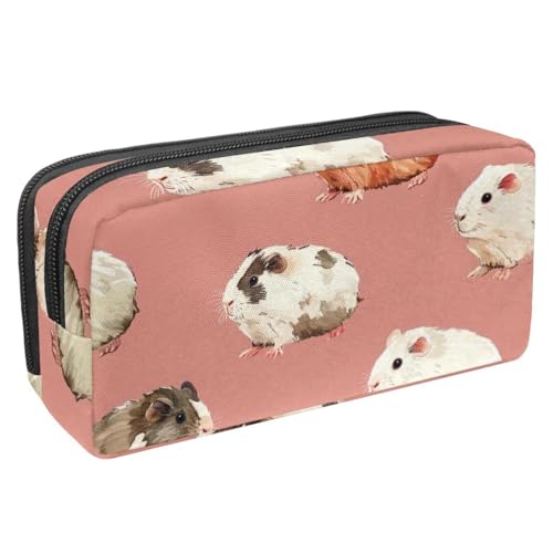 etoenbrc Federmäppchen, niedliches Meerschweinchen-Muster, Federmäppchen mit Reißverschluss, wasserdichte Stifttasche, Bürobedarf, Schreibwaren-Organizer für Teenager, Mädchen, Erwachsene, Studenten, etoenbrc Federmäppchen, niedliches Meerschweinchen-Muster, Federmäppchen mit Reißverschluss, wasserdichte Stifttasche, Bürobedarf, Schreibwaren-Organizer für Teenager, Mädchen, Erwachsene, Studenten, von etoenbrc