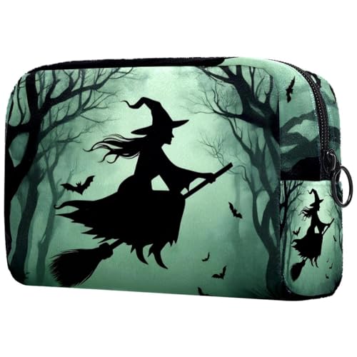 etoenbrc Make-up-Tasche, Motiv: Waldhexe, wiederverwendbar, Kosmetiktasche, große Kulturtasche für Teenager, Mädchen, Frauen, 18,5 x 7,6 x 13 cm, Mehrfarbig 1, Einheitsgröße etoenbrc Make-up-Tasche, Motiv: Waldhexe, wiederverwendbar, Kosmetiktasche, große Kulturtasche für Teenager, Mädchen, Frauen, 18,5 x 7,6 x 13 cm, Mehrfarbig 1, Einheitsgröße von etoenbrc