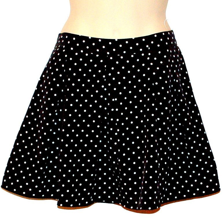 Vintage Polka Dot Minirock von etseebetsee