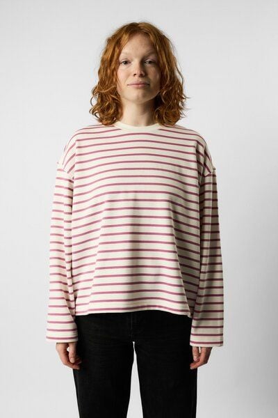 ettics studio Classic Organic Crew Sweatshirt striped von ettics studio