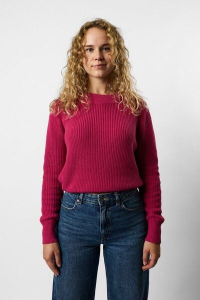 ettics studio cropped organic knit pullover von ettics studio