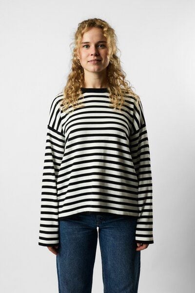 ettics studio organic knit pullover striped von ettics studio