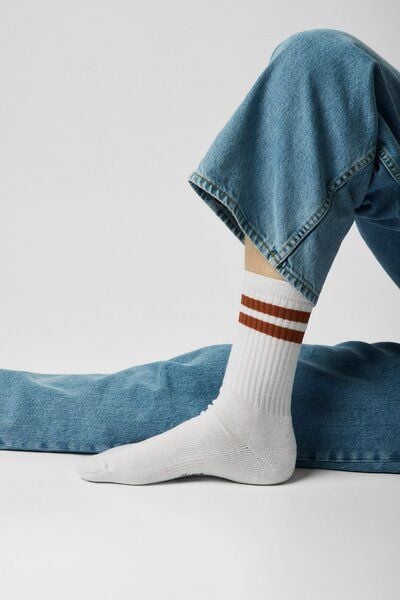 ettics studio sock stripes brown patina von ettics studio