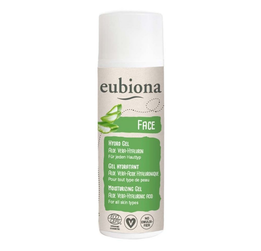 eubiona Gesichtsgel Hydro Gel - Aloe Vera-Hyaluron 50ml von eubiona