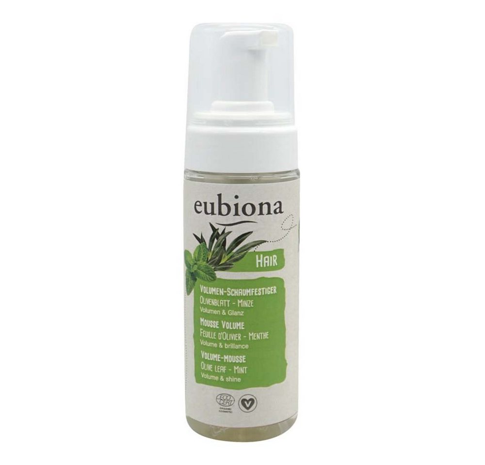 eubiona Haarschaum Volumen-Schaumfestiger - Olivenblatt-Minze 150ml von eubiona