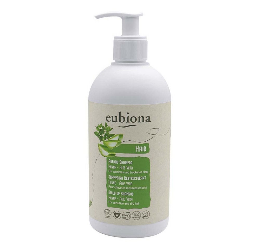 eubiona Haarshampoo Aufbau-Shampoo - Henna-Aloe Vera 500ml von eubiona