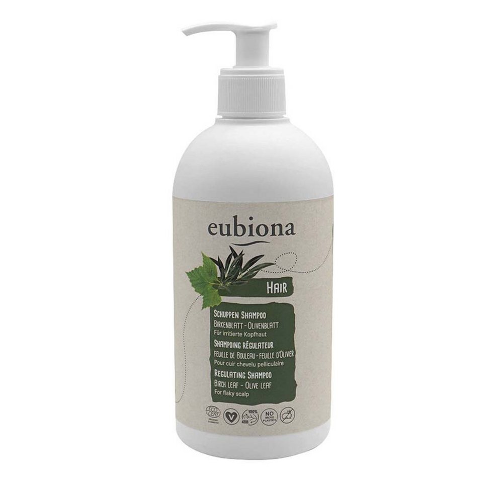 eubiona Haarshampoo Schuppen-Shampoo - Birkenblatt-Olivenblatt 500ml von eubiona